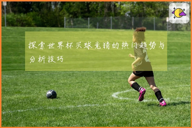 探索世界杯买球竞猜的热门趋势与分析技巧
